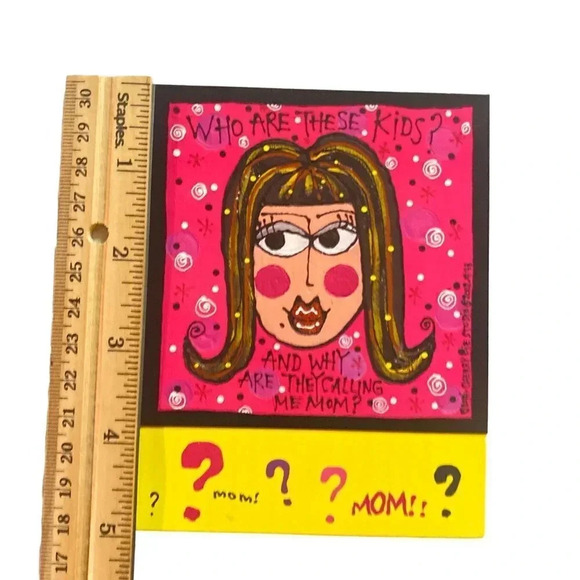 Funny 6/pk Blonde Woman VTG Note Cards Leanin' Tree Lori Wiseman NIP - Picture 6 of 14